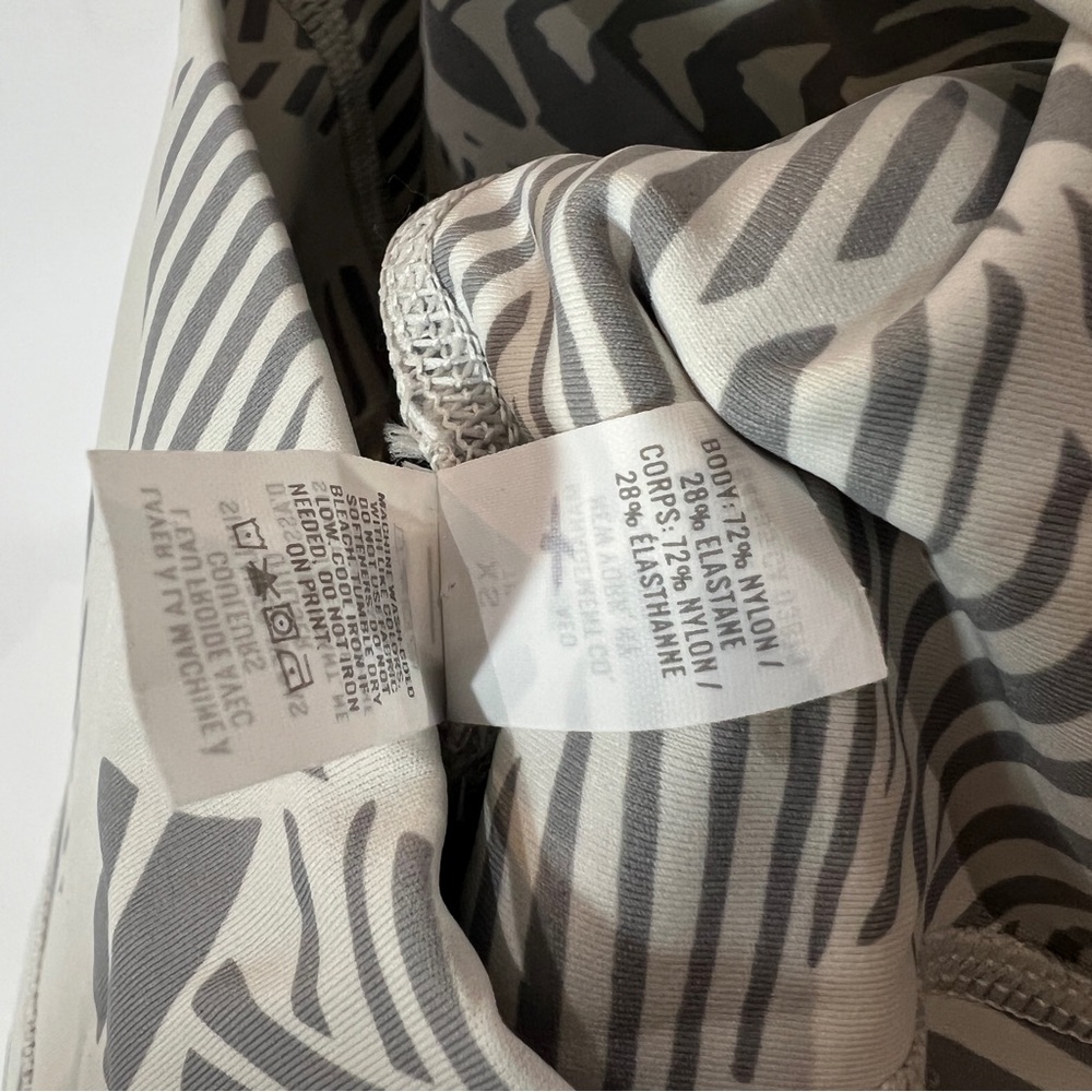 Aerie Chill Play Move High Waisted Leggings Palm Tropical Leaf Print Size XS - Picture 6 of 9